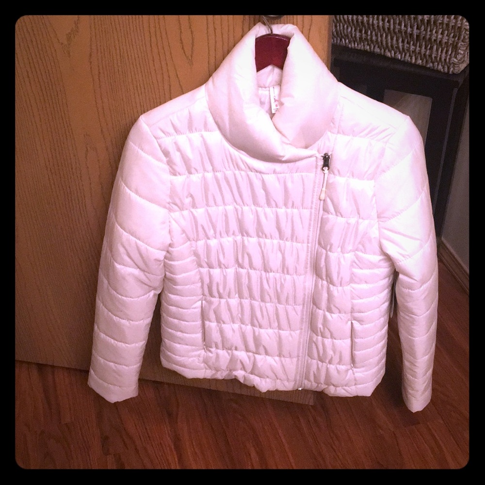 Basic Cream Winter Jacket